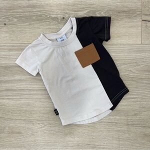 Olive + Scout Color Block Pocket Tee